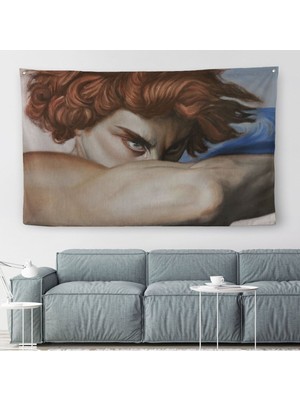 Düşmüş Meleğin Gözyaşları Duvar Halısı Alexandre Cabanel Fallen Angel's Eyes Duvar Örtüsü 5384