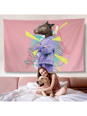 At Kafalı Insan Duvar ÖRTÜSÜ-7256