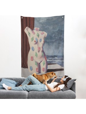 Rene Magritte - Su Damlası Duvar ÖRTÜSÜ-7345