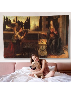 Leonardo Da Vinci - Duyuru Duvar Örtüsü - ANNUNCIATION-7096