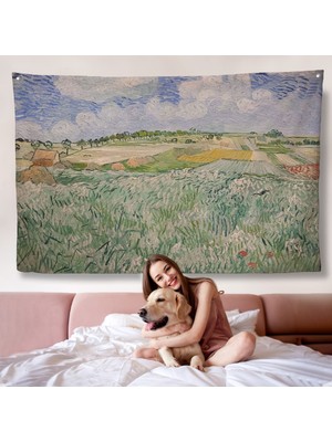 Vincent Van Gogh - Auvers Yakınlarındaki Ova Duvar Örtüsü - Plain Near AUVERS-7162