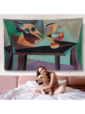 Pablo Picasso - Boğa Kafası Duvar ÖRTÜSÜ-7103