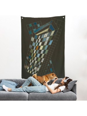 Wassily Kandinsky - Küçük Uçaklar Duvar ÖRTÜSÜ-7494