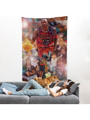 Michael Jordan Duvar ÖRTÜSÜ-7781