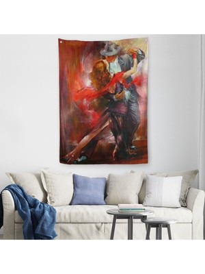 Tango Yapan Çift Duvar Örtüsü-Halısı, Alvarez - Tango ARGENTINO-6418