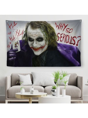 Why So Serious Joker Duvar ÖRTÜSÜ-HALISI-6618