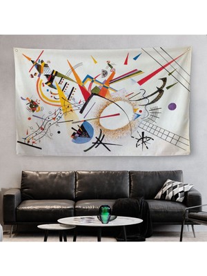 Renkli Gerçeküstü Dekoratif Duvar ÖRTÜSÜ-HALISI-6615