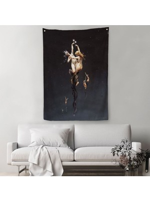 Luis Ricardo Falero Ikiz Yıldızlar Duvar ÖRTÜSÜ-HALISI-6239