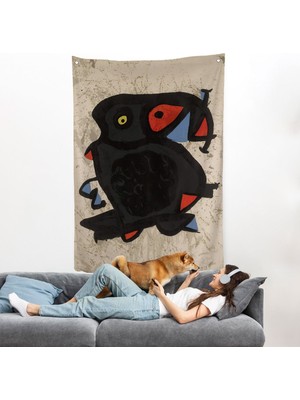 Joan Miro - Grand Palais Duvar ÖRTÜSÜ-7312