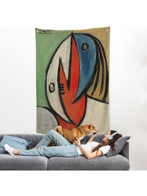 Joan Miro - Gerçeküstü Soyut Duvar ÖRTÜSÜ-7416