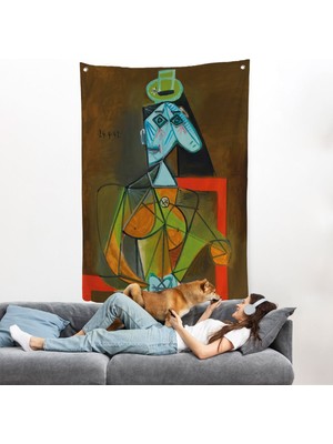 Pablo Picasso - Dora Maar'ın En Güzel Asil Duvar ÖRTÜSÜ-7297