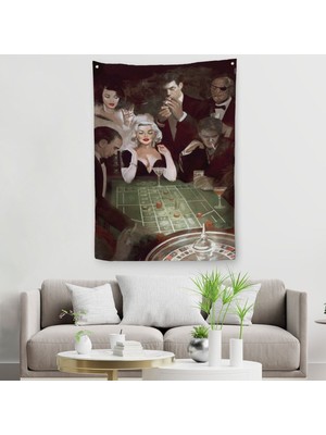 1950 Kumarhane Duvar Örtüsü - HALISI-6030