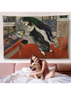 Marc Chagall - Birthday Doğum Günü Duvar ÖRTÜSÜ-7057