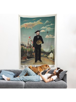 Henri Rousseau Kendi Duvar ÖRTÜSÜ-7323