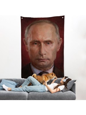 Vladimir Putin Rusya Devlet Başkanı Duvar ÖRTÜSÜ-7768