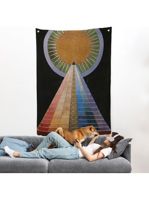 Hilma Af Klint - Altarpiece, Grup X, Sayı 1 Duvar ÖRTÜSÜ-8058