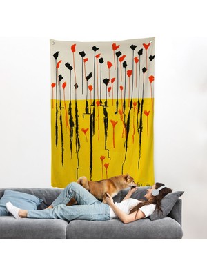 Alexander Calder - Damlalar Duvar Örtüsü - DROPS-7285