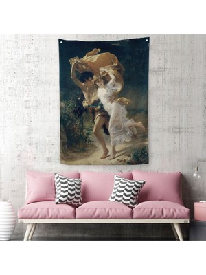 Fırtına Duvar Örtüsü-Halısı - Pierre Auguste Cot - The STORM-6476