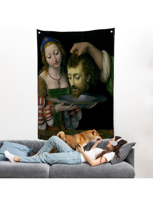 Salome ile Vaftizci Yahya'nın Başının Kesilmesi Duvar ÖRTÜSÜ-7339