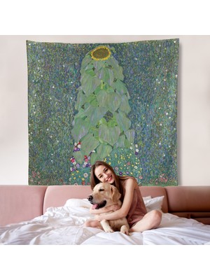 Gustav Klimt Ayçiçekleri Duvar ÖRTÜSÜ-8356
