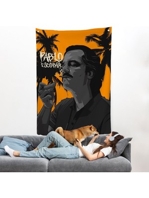 pablo  uyuşturucu baronu duvar örtüsü-7801