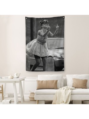 Beyonce Umrumda Değil Haraketi Duvar Örtüsü - HALISI-6033