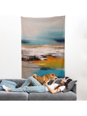 Yağlıboya Görünümlü Dekoratif Duvar ÖRTÜSÜ-7610