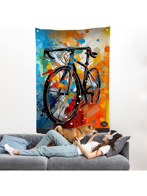 Yarış Bisikleti Duvar ÖRTÜSÜ-7703