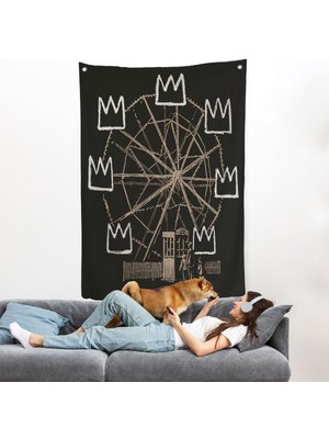 Banksquiat Duvar ÖRTÜSÜ-8075