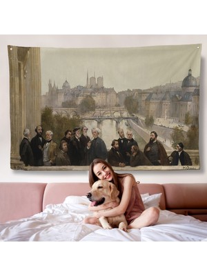 Henri Gervex - Yüzyılın Panoraması Rousseau Duvar ÖRTÜSÜ-7095