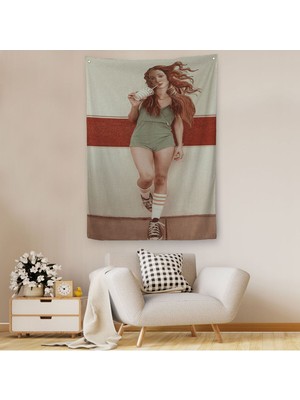 Günümüz Modern Venüsü Dekoratif Duvar Örtüsü - HALISI-6137