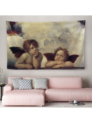 Rafael’in Ünlü Melekleri duvar Örtüsü-Halısı - Little ANGELS-6601