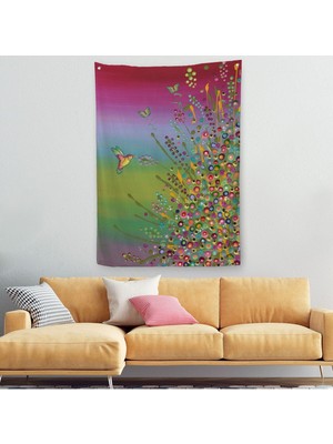 Gizli Bahçe Dekoatif Duvar Örtüsü - HALISI-6275