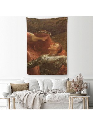 Merhametsiz Kadın Duvar Örtüsü - HALISI-6098