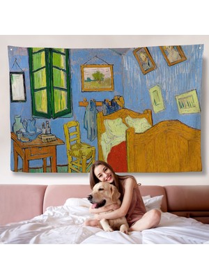 Vincent Van Gogh - Arles'ta Yatak Odası Duvar Örtüsü - Bedroom In ARLES-7160