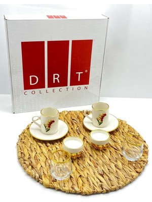 Collection Kahve Seti Lale ROYALEKS-DRT-6060-5