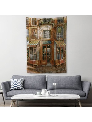 Pamuk's Design Le Petıt Bıstro Kanvas Duvar Örtüsü - HALISI-6062
