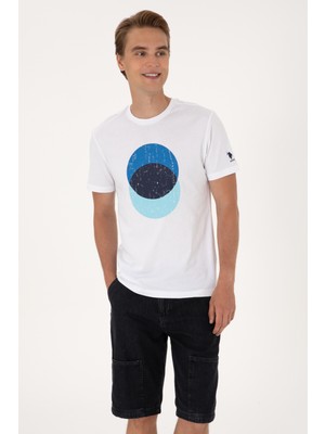 U.s. Polo Assn. Erkek Beyaz Tişört 50307352-VR013