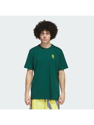 Adidas Performance JI7102 Hoops for All Graphic Tişört