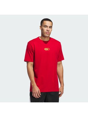 Adidas Performance JI7106 Pick-up Game Graphic Tişört