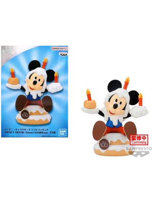 Banpresto Sofubi Disney Characters Disney 100TH -Mickey Mouse Figure 11CM