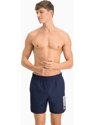 Puma SWIM MEN MID SHORTS Lacivert Erkek Deniz Şortu