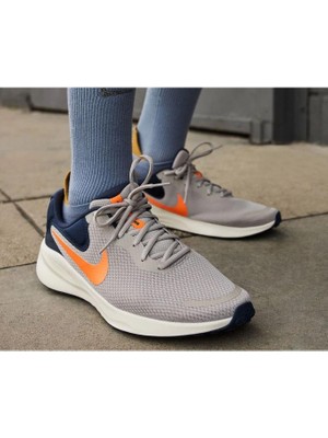 Nike Revolutıon 7 FB2207 009 Erkek Yürüyüş ve Koşu Ayakkabısı Gri Turuncu 40-45