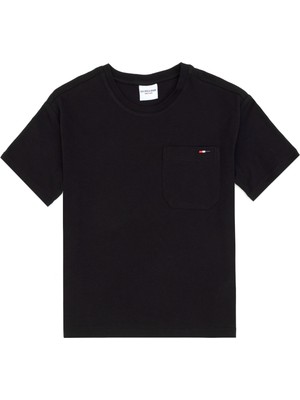 U.s. Polo Assn. Erkek Çocuk Siyah Tişört 50314946-VR046