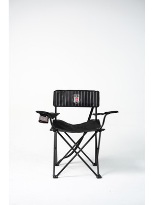 Motzi Beşiktaş Çizgili Kamp Sandalyesi (TK150 Kg)