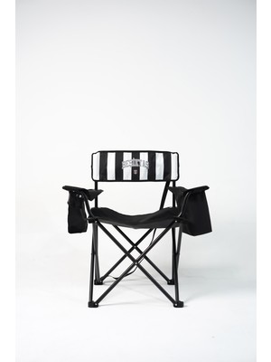 Motzi Beşiktaş Çubuklu Soğutuculu Kamp SANDALYESI(TK110 Kg)