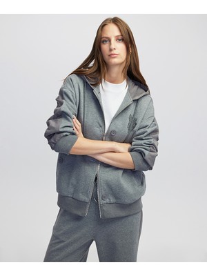 Düğme Aksesuarlı Sweatshirt IW6250091036126