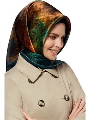 Armine Nostalji Serisi Sura Ipek Eşarp 7464DS