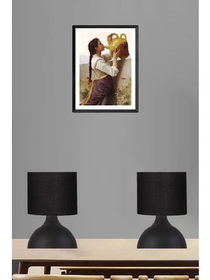 Siyah Başlıklı Ikili Abaju