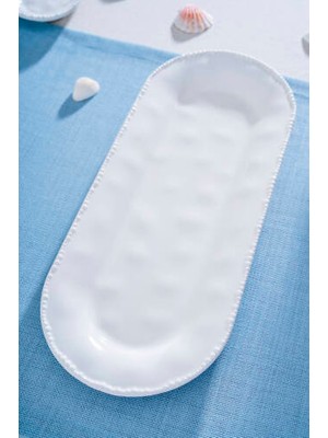 Mılano Porselen Oval Servis Tabağı 40 cm